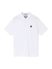 Weekend Offender Heathcote Badge White Polo Shirt - Image 1 of 2