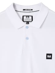 Blanc - Weekend Offender Heathcote Badge Polo - Image 5 sur 5