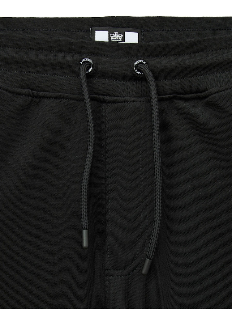 Weekend Offender Noreaster Black Shorts With Flat Binding - Image 2 of 4