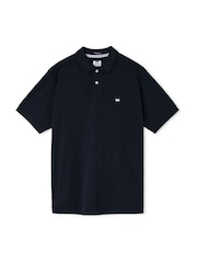Weekend Offender Heathcote Badge Blue Polo Shirt - Image 1 of 2