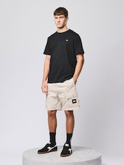 Weekend Offender Scopello Relaxed Cargo Cream Shorts - Image 1 of 6