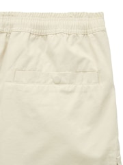 Weekend Offender Scopello Relaxed Cargo Cream Shorts - Image 6 of 6