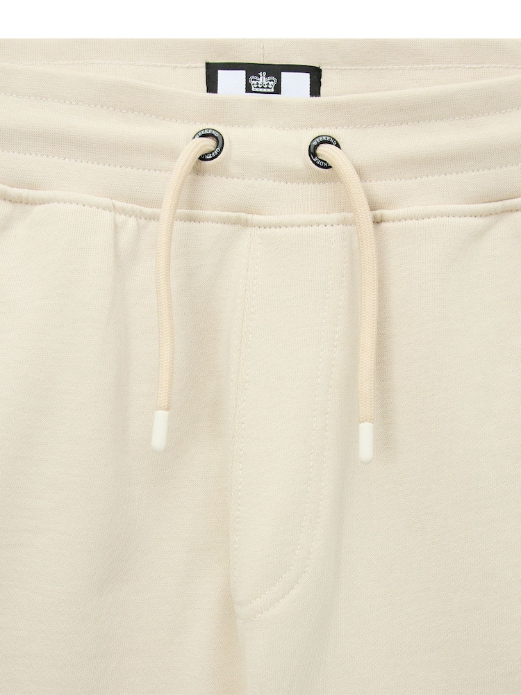Weekend Offender Noreaster Cream Shorts With Flat Binding - Image 2 of 4
