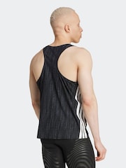 adidas Grey Adizero Running Tank Top - Image 2 of 6