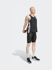 adidas Grey Adizero Running Tank Top - Image 3 of 6