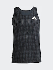 adidas Grey Adizero Running Tank Top - Image 6 of 6