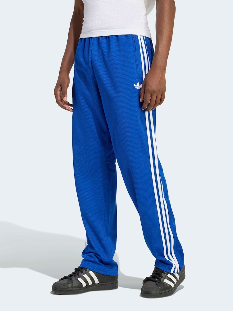 adidas Originals Blue Firebird Adicolour Mesh Track Joggers - Image 1 of 6
