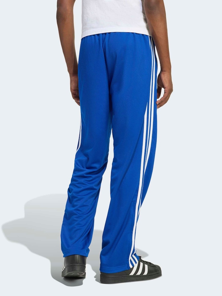 adidas Originals Blue Firebird Adicolour Mesh Track Joggers - Image 2 of 6