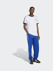 adidas Originals Blue Firebird Adicolour Mesh Track Joggers - Image 3 of 6