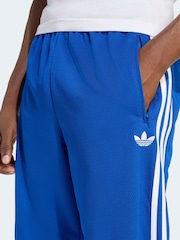 adidas Originals Blue Firebird Adicolour Mesh Track Joggers - Image 4 of 6
