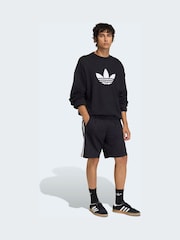 adidas Originals Black Adicolor Mesh Shorts - Image 3 of 6