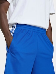 adidas Originals Blue Adicolor Mesh Shorts - Image 5 of 6