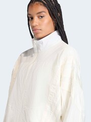 adidas Originals White Santiago Woven Track Top - Image 4 of 6