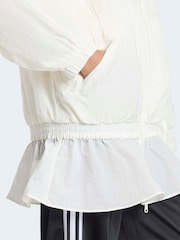 adidas Originals White Santiago Woven Track Top - Image 5 of 6