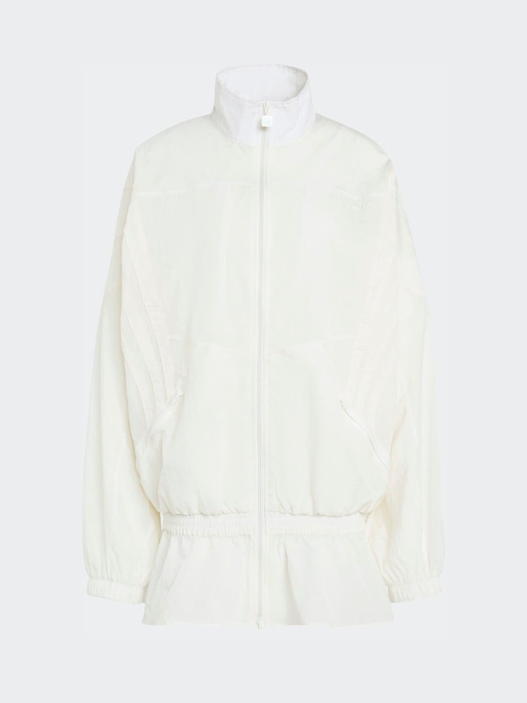 adidas Originals White Santiago Woven Track Top - Image 6 of 6