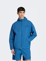 adidas Blue Z.N.E. Woven Jacket - Image 1 of 7