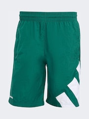 adidas Originals Green Adicolor Blocked Shorts - Image 6 of 6