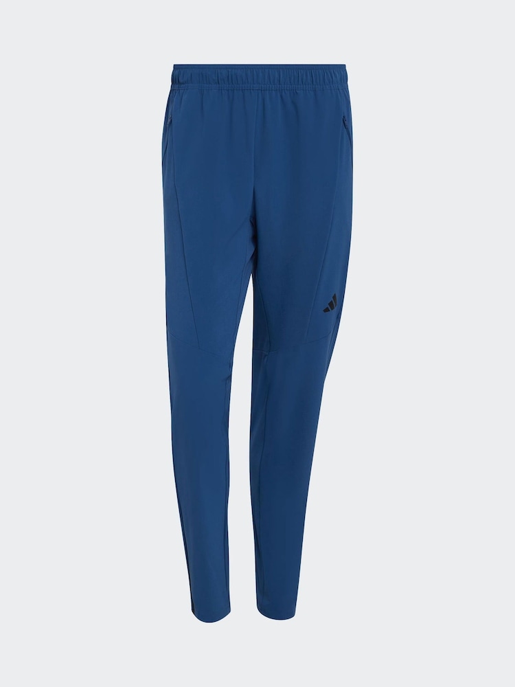 adidas Blue D4T Workout Joggers - Image 6 of 6