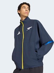 adidas Blue Arsenal FC Z.N.E. Anthem Jacket - Image 4 of 6