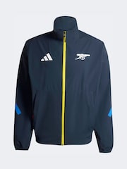 adidas Blue Arsenal FC Z.N.E. Anthem Jacket - Image 6 of 6