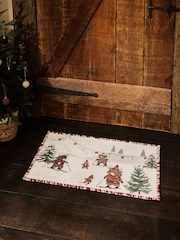 Multi Washable Festive Hamish Doormat - Image 1 of 4