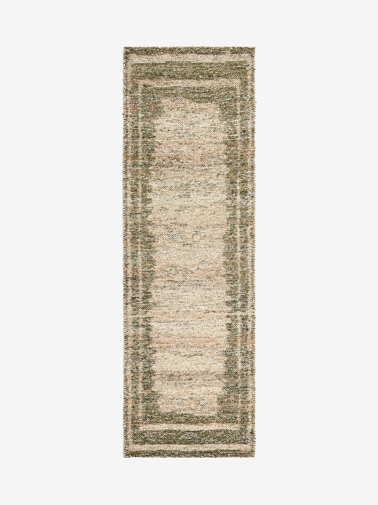 Green Blended Border Runner - Image 2 of 5 Green Blended Border Runner - Image 2 of 5