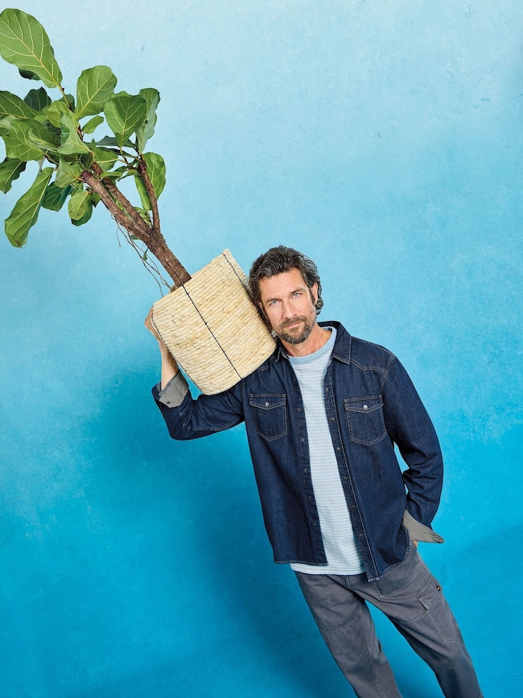 White Stuff Navy Blue Darvel Denim Shirt - Image 1 of 7 White Stuff Navy Blue Darvel Denim Shirt - Image 1 of 7