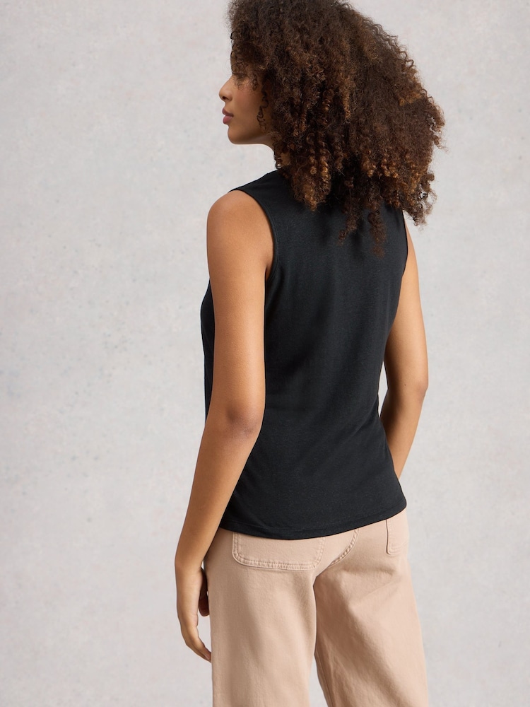 White Stuff Black Ellie Lace Vest - Image 2 of 6 White Stuff Black Ellie Lace Vest - Image 2 of 6