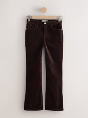 চকোলেট ব্রাউন - Mid Rise Corduroy Bootcut Jeans - 7এর মধ্যে 5 ছবি