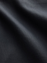 黑色 - Coated Denim Skinny Flare Jeans - 圖片 7，共 7