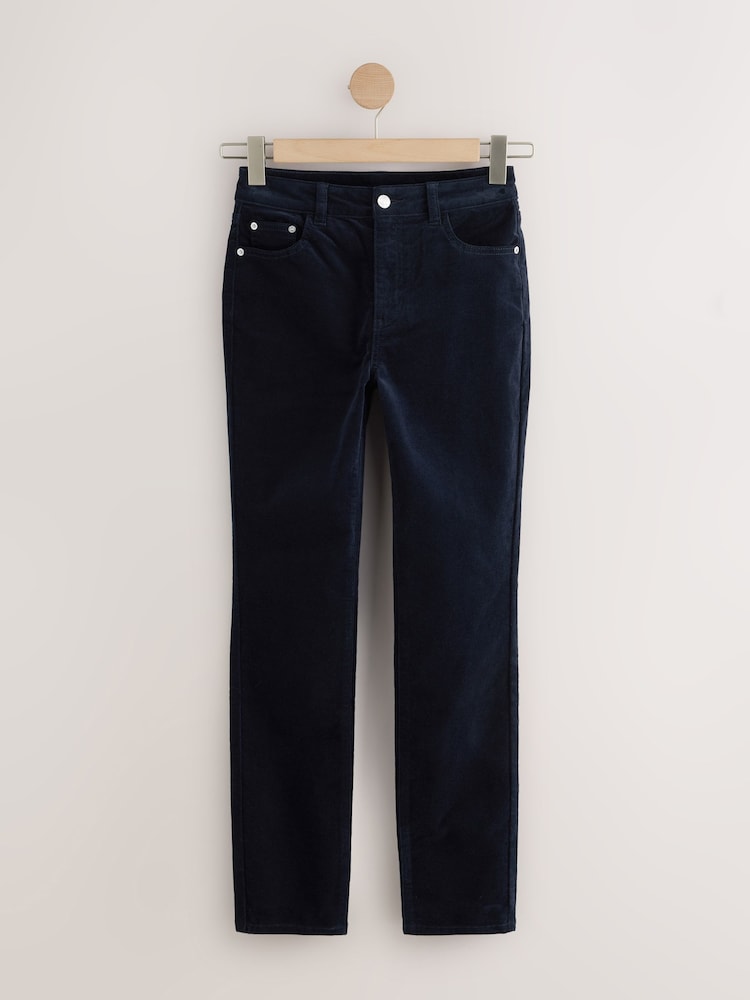 Navy Corduroy Slim Jeans - Image 1 of 3