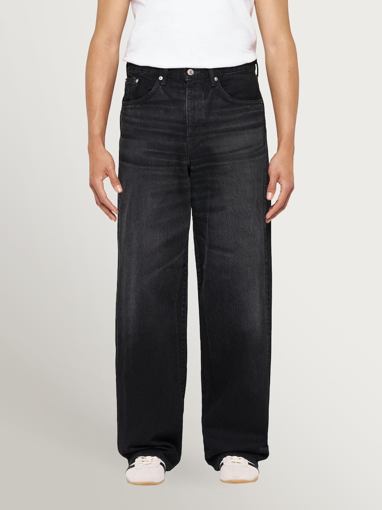 Edwin Black Wide Pant Kaihara Right Hand Denim Jeans - Image 1 of 4