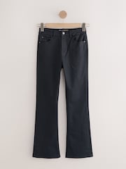 黑色 - Coated Denim Bootcut Jeans - 圖片 7，共 9