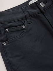 黑色 - Coated Denim Bootcut Jeans - 圖片 9，共 9
