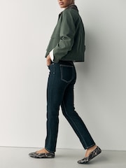 Black/Indigo Mid Rise Super Soft Stretch Slim Jeans - Image 3 of 6