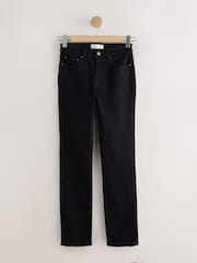 Black/Indigo Mid Rise Super Soft Stretch Slim Jeans - Image 8 of 9