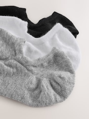 Negro/gris/blanco - Pack de 5 pares de calcetines invisibles - Imagen 9 de 9