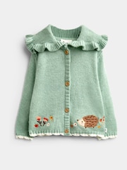 JoJo Maman Bébé Strikket Cardigan, Leggings & lue & Sett - Bilde 3 av 9