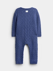 JoJo Maman Bébé Blue Peter Rabbit London Knitted All-In-One - Image 3 of 6