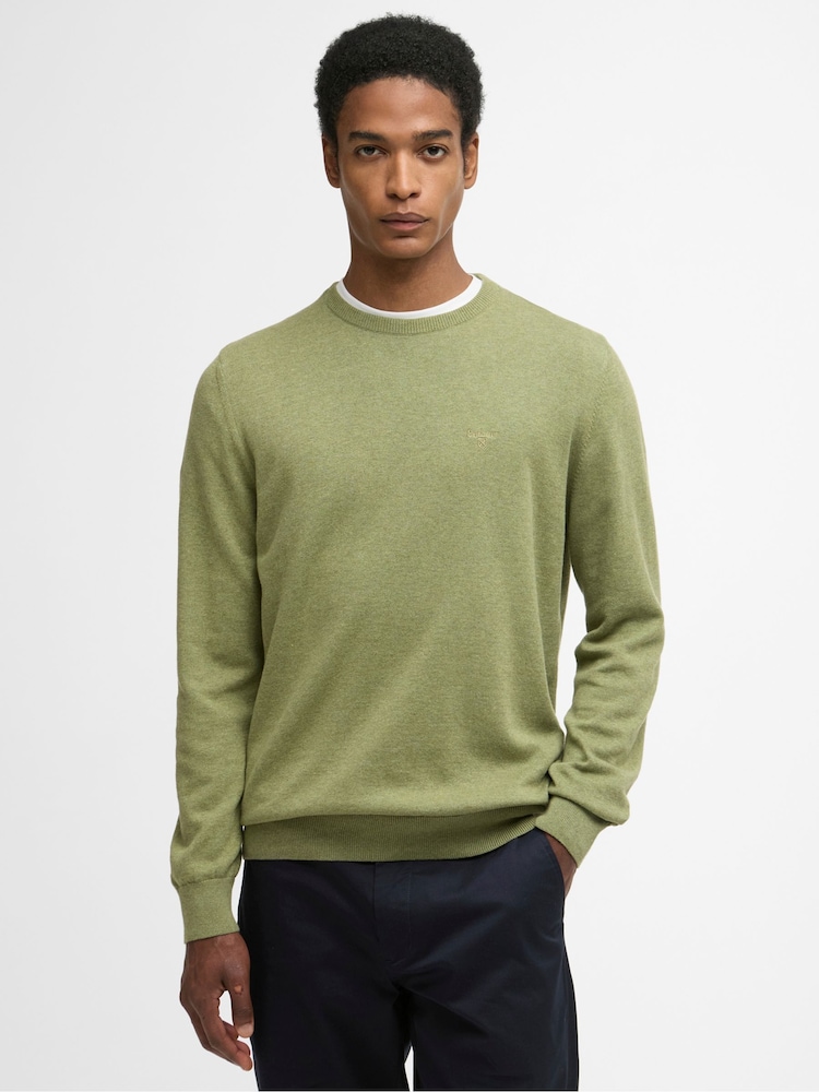 Grün - Barbour® Rundhalspullover aus Pima-Baumwolle - Bild 1 von 6