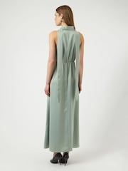 Y.A.S Green Halter Neck Maxi Dress - Image 3 of 6