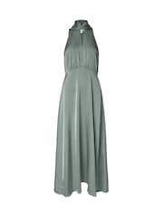 Y.A.S Green Halter Neck Maxi Dress - Image 5 of 6