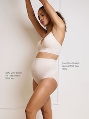 Seraphine X Vogue Williams Black & Almond Overbump Second Skin Briefs 2 Pack - Image 5 of 8