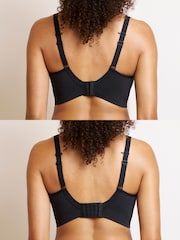 Seraphine X Vogue Williams Black & Praline Plunge Nursing Bras 2 Pack - Image 9 of 9