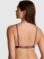 Victoria's Secret Pink Rose Brown Push Up Cute But Dangerous Embroidery Bralette - Image 2 of 2