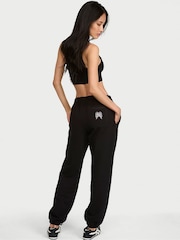 Victoria's Secret Black Cuffed Fleece Joggers - Image 2 of 2