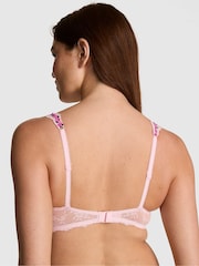 Victoria's Secret Pink Pink Tulip Push Up Cute But Dangerous Embroidery Bra - Image 3 of 3