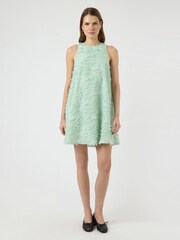 Y.A.S Green Sleeveless Textured Mini Dress - Image 1 of 2
