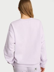 Victoria's Secret PINK Purple Whisper Fleece Crewneck Sweatshirt - Image 2 of 2