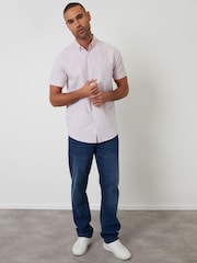 Threadbare Pink Short Sleeve Shirt - Image 3 of 4